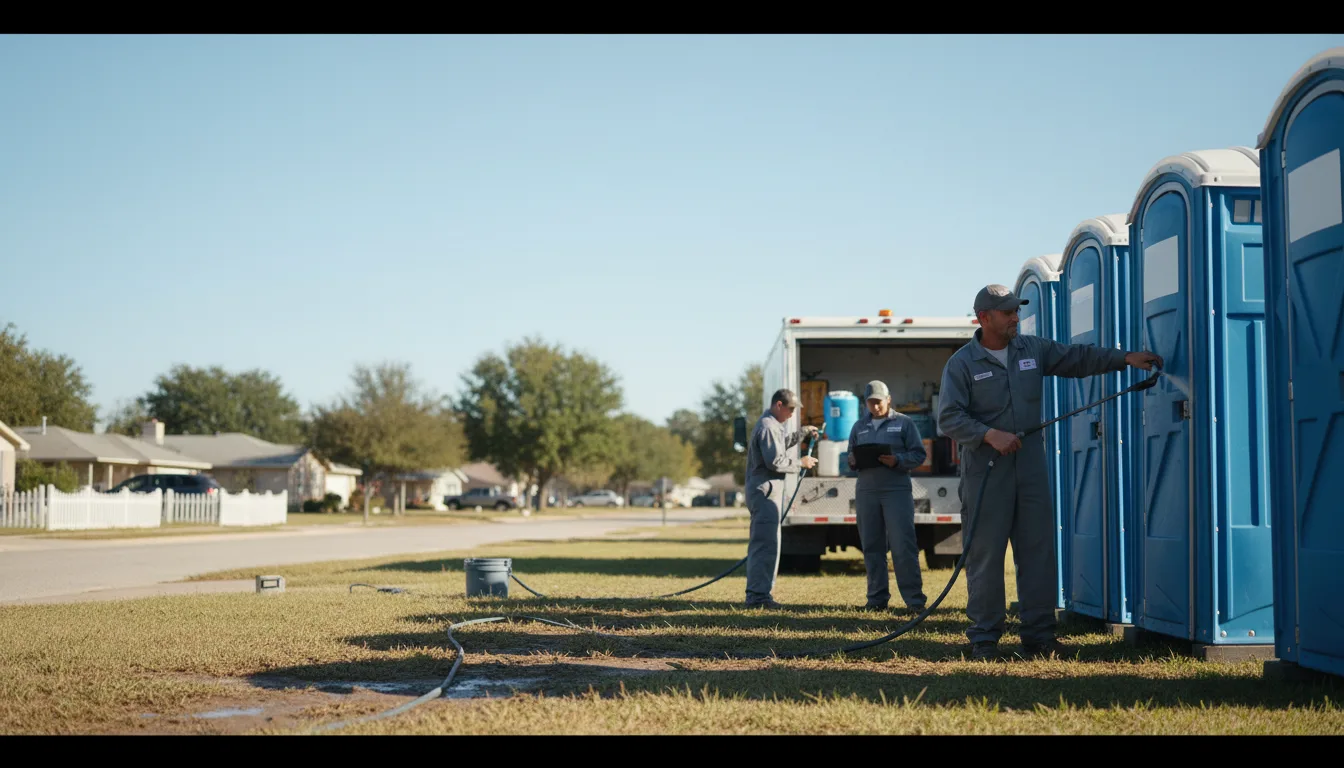 Long-Term Portable Toilet Rental in Gilbertown, AL near me